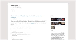 Desktop Screenshot of noctus.net